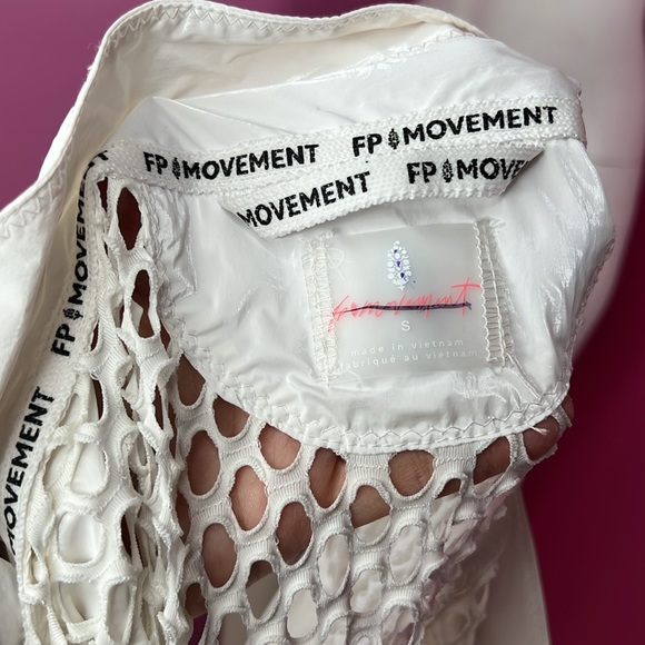 Free People Under The Sea Mesh Maxi Parka white small - Picture 10 of 12